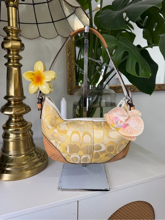 Coach Handbags - Coach y2k yellow hobo bag